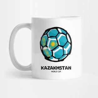 Kazakhstan Football Country Flag Mug